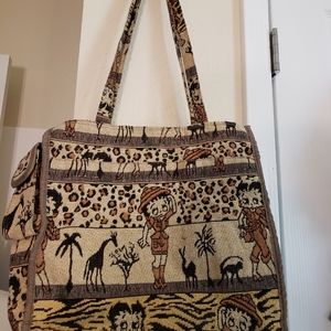 Vintage betty boop safari  bag